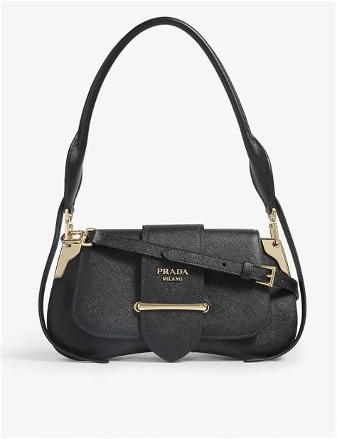 prada saddle bag|prada leather shoulder bag price.